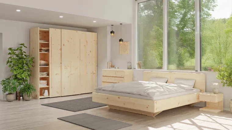 Bild: Die Kraft der Zirbe | Wie ein Zirbenbett Ihr Schlafzimmer in eine Ruheoase verwandelt