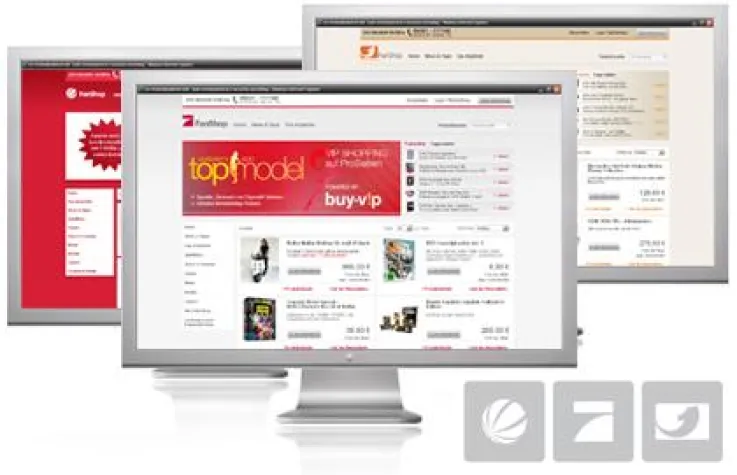 Bild: das MedienKombinat GmbH relauncht FanShops der ProSiebenSat.1Media AG mit Magento eCommerce