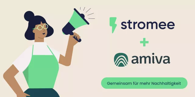 Bild: Grüne Allianz: stromee und Amiva verkünden wegweisende Partnerschaft