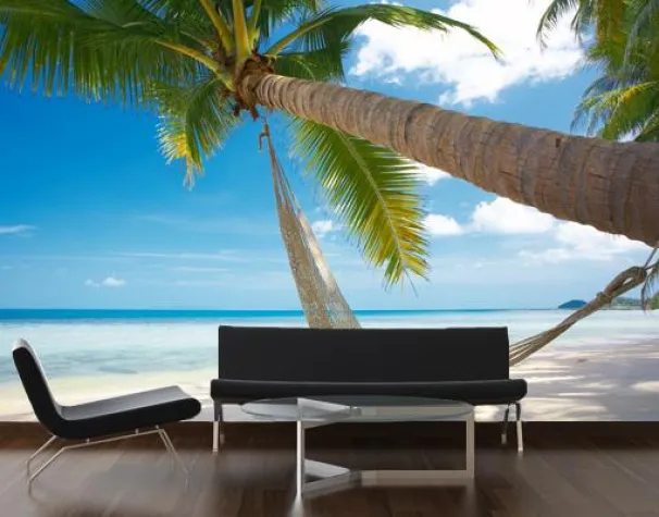 Bild: Hawaii-Feeling in der eigenen Wohnung dank moderner Fototapeten