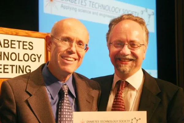 Bild: Prof. Dr. Heinemann erhält Auszeichnung für Leadership in Diabetes Technology 2007