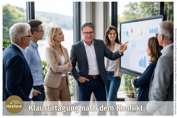 „Klausurtagung nach dem Konflikt“ – wenn Organisationen nach der Eskalation wieder entscheidungsfähig werden Bild: „Klausurtagung nach dem Konflikt“ – wenn Organisationen nach der Eskalation wieder entscheidungsfähig werden