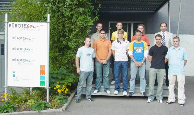 Bild: BÜROTEX heißt seine Azubis im neuen Lebensabschnitt willkommen