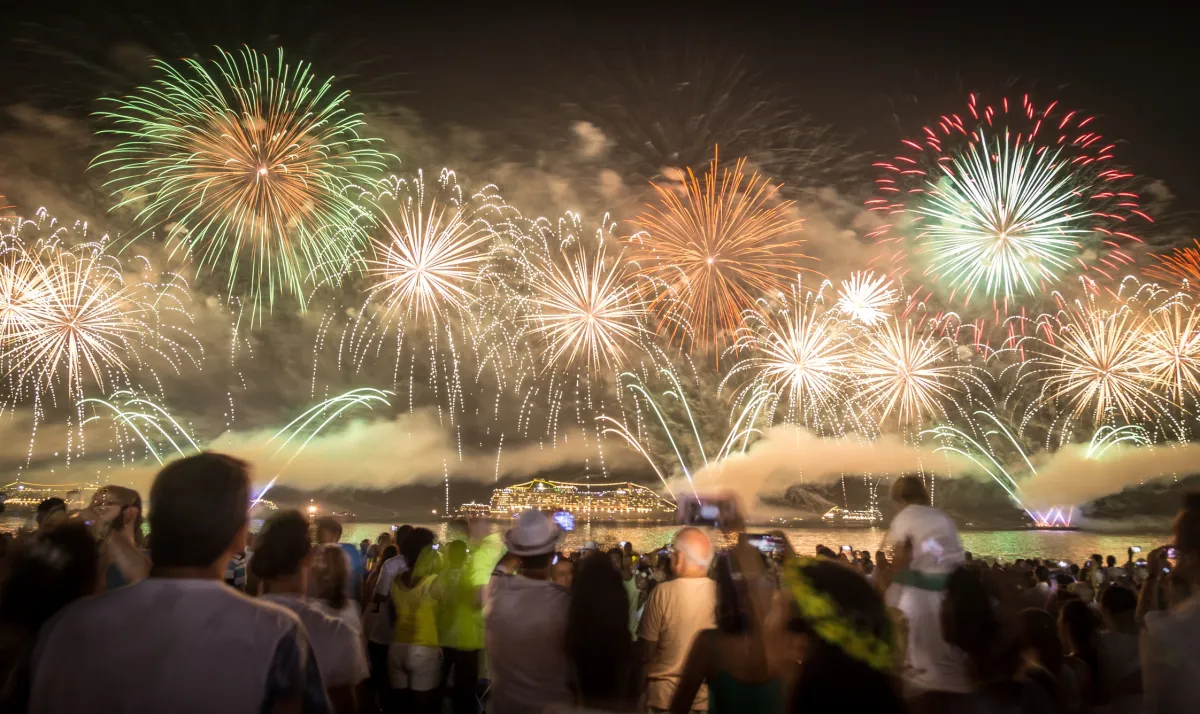 Silvester an der Copacabana in Rio de Janeiro (© Foto: Bavaria Fernreisen)