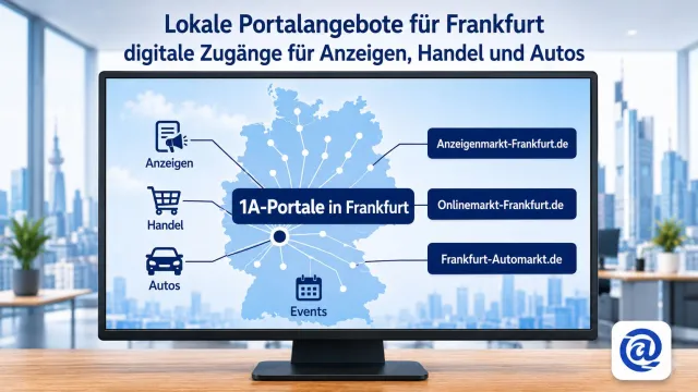 Bild: Frankfurt erhält mit 1A-Portale.de zentrale Einstiege für lokale Angebote und Handel