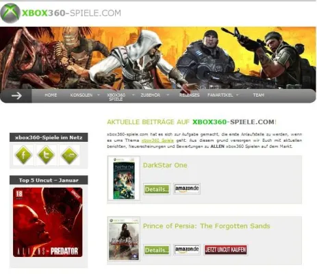 Bild: Neues Portal für xbox360 Spiele entstanden