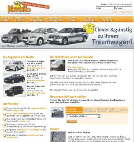 Kamabo.de - Die Automobil-Anfragenbörse Bild: Kamabo.de - Die Automobil-Anfragenbörse