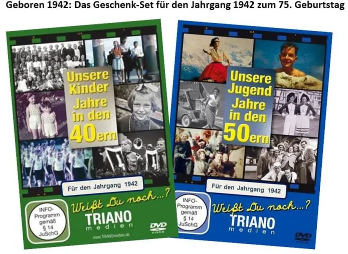 Bild: Neue Energie + Lebensfreude für 75jährige: Die originelle Geschenkidee für Menschen vom Jahrgang 1942