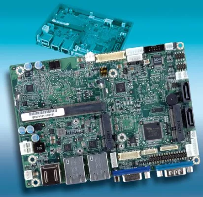 Bild: Dual Core embedded 3,5“ SBC mit Alu-Kühlschale