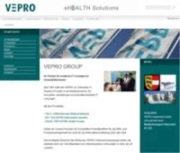VEPRO präsentiert sich mit einer neuen Website Bild: VEPRO präsentiert sich mit einer neuen Website