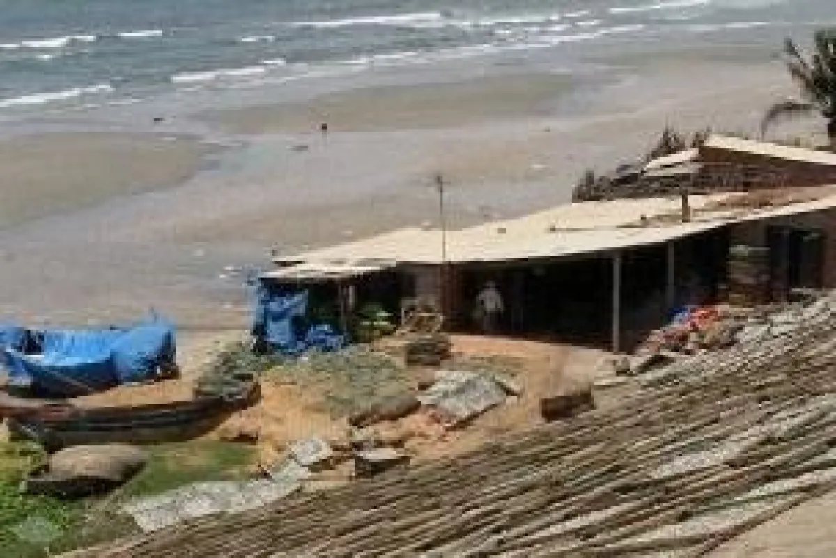 Fischerhaus am Strand