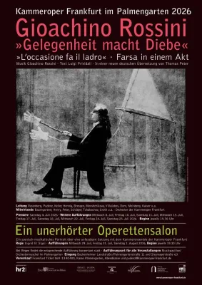 Bild: Sommerliche Opernrarität im Palmengarten: Die Kammeroper Frankfurt mit Rossinis "Gelegenheit macht Diebe"