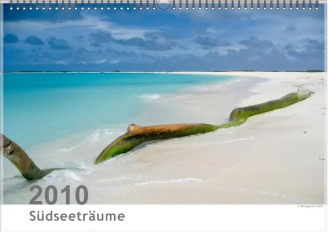 Bild: SÜDSEETRÄUME – der neue Kalender soll SAIL2HELP unterstützen