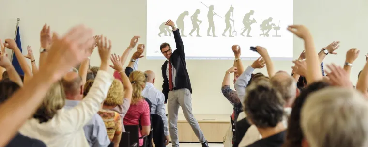 Bild: Experten-Tagung mit Keynotespeaker Prof. Martin Halle TU München am 21.10.2019 in der Gesundheitswelt Chiemgau