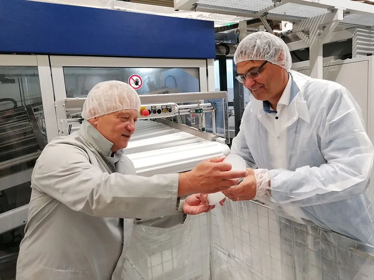 Uwe Fernholz (links) und Dr. Peter Liese. (© (Bild: Europabüro für Südwestfalen und das Hochstift))