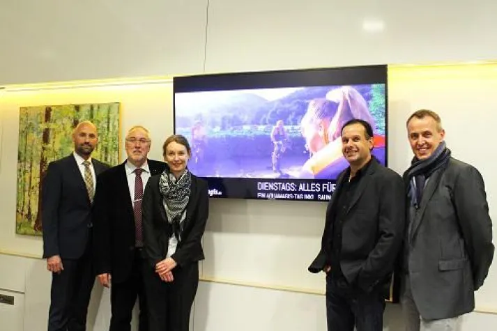 Bild: "Urlaub" im Wartebereich