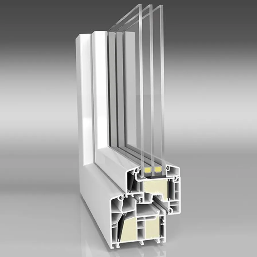 energeto® 8000 foam inside mit Dreifachverglasung