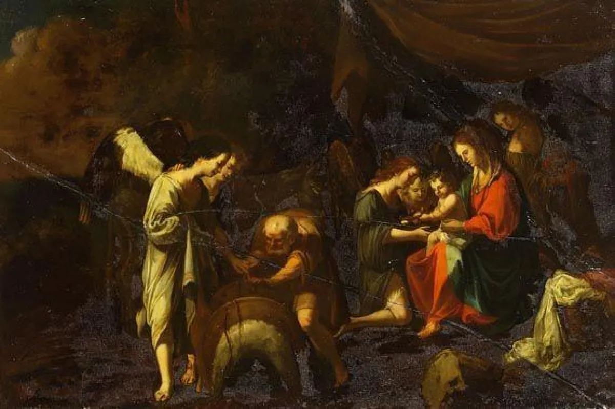 Carlo Saracenis „Die Vorbereitung zur Flucht nach Ägypten“ aus dem Jahr 1605/10.
