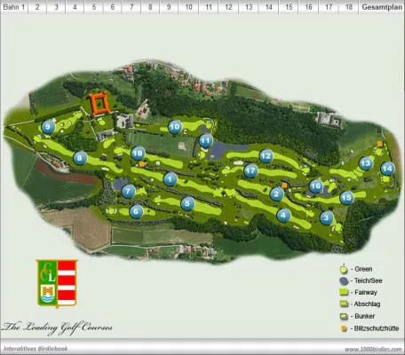 Bild: dreidimensionale Spielbahngrafiken Ihres Golfclubs