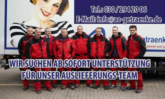 Bild: Fahrer gesucht! Getränkelieferservice Berlin A&O Getränke sucht neuen Auslieferungs-Fahrer.