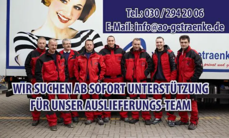 Bild: Fahrer gesucht! Getränkelieferservice Berlin A&O Getränke sucht neuen Auslieferungs-Fahrer.