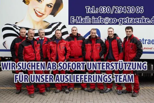 Bild: Fahrer gesucht! Getränkelieferservice Berlin A&O Getränke sucht neuen Auslieferungs-Fahrer.