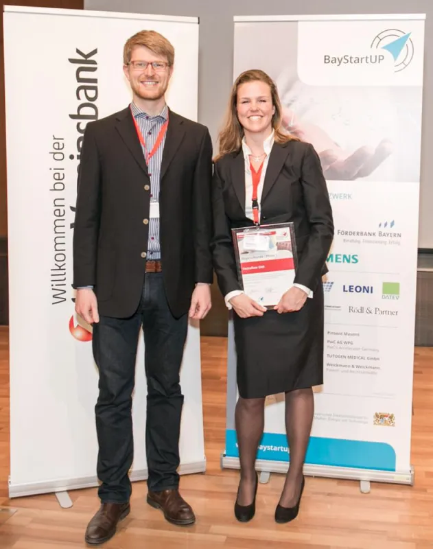 Vectoflow Gründer Katharina Kreitz und Florian Wehner