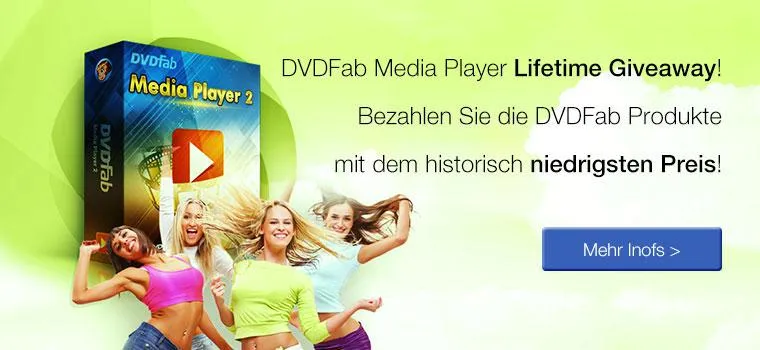 Bild: DVDFab Media Player Lifetime Giveaway Aktion