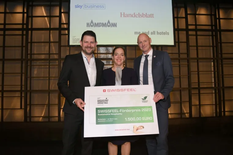 Henriette Stadthotel aus Wien erhält Swissfeel-Förderpreis für Nachhaltigkeit Bild: Henriette Stadthotel aus Wien erhält Swissfeel-Förderpreis für Nachhaltigkeit