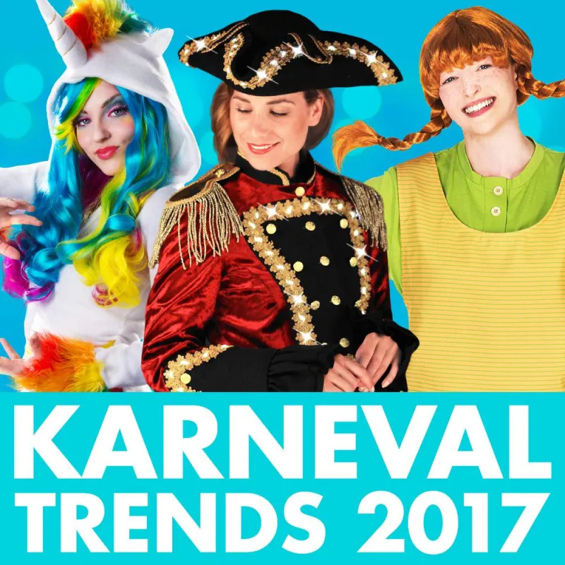 Karneval Kostüm Trends 2017 präsentiert von maskworld.com