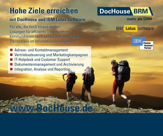 Bild: DocHouse 3.3 auf dem Messestand von KUMAtronik Software und Partnern