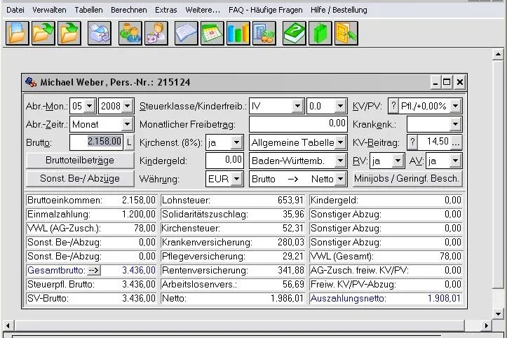 Bild: Win LohnInfo 2008 ist verfügbar
