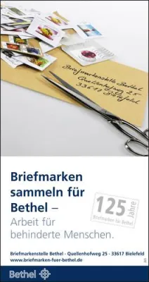 Bild: Briefmarken der Weihnachtspost sammeln für Bethel