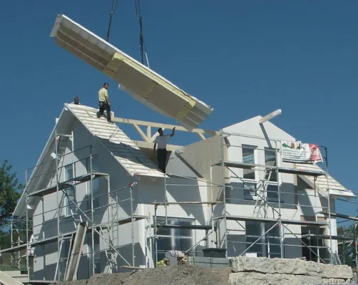 Bild: Das Fertighaus - schnell und kostengünstig zum Eigenheim