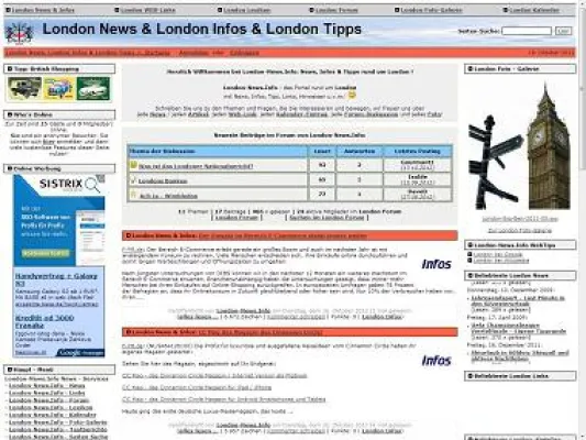 Bild: London-News.Info: London-Portal mit neuem Forum und neuer Foto-Galerie