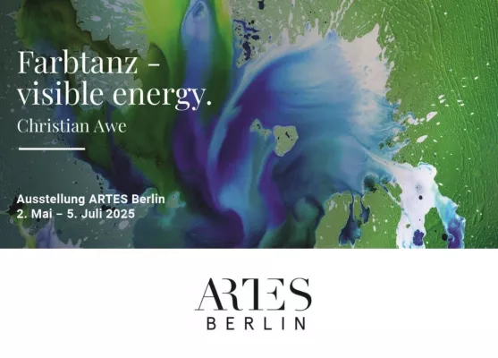 ARTES Berlin - Ausstellung Gallery Weekend 2025: CHRISTIAN AWE, FARBTANZ - visible energy Bild: ARTES Berlin - Ausstellung Gallery Weekend 2025: CHRISTIAN AWE, FARBTANZ - visible energy