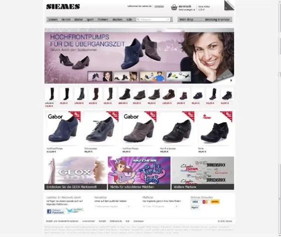 Bild: Schuhhändler SIEMES startet Online-Shop