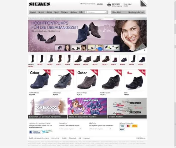 Bild: Schuhhändler SIEMES startet Online-Shop