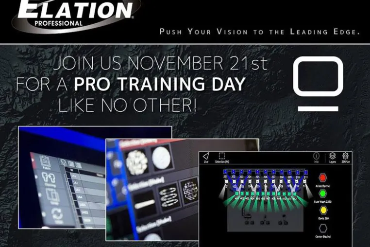 Bild: ELATION PRO Training Day – Obsidian ONYX am 21. November