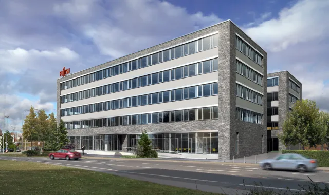 Bild: Grundsteinlegung für das Bürogebäude MONZANOVA