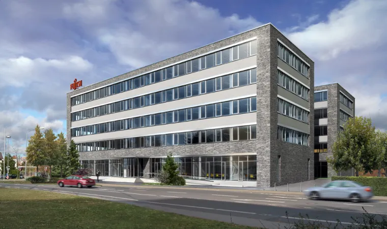 Bild: Grundsteinlegung für das Bürogebäude MONZANOVA