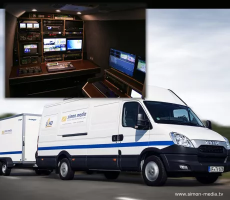 Bild: Kleiner Ü-Wagen ganz groß: Liveübertragung, Konzertaufzeichnung, Veranstaltungen, Messen, Kongresse