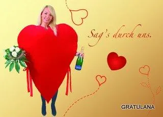 Bild: Obertshausnerin gründet Gratulations- und Nachrichtenüberbingeragentur mit Herz.