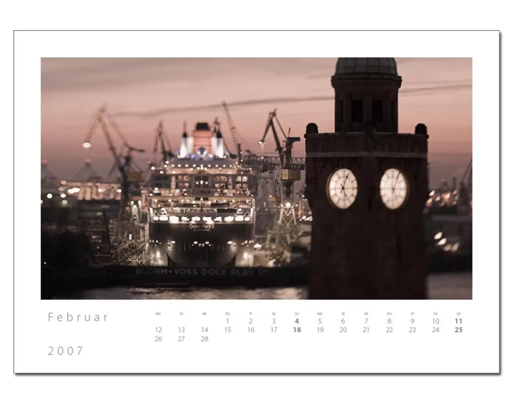 Der Monat Februar in unserem Hamburg-Kalender