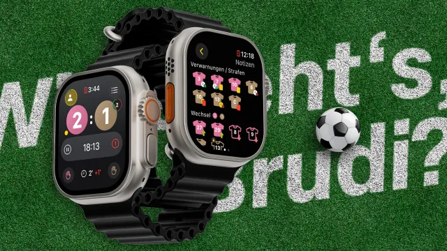 Bild: Schiri-App für die Apple Watch ersetzt Stift und Papier auf dem Spielfeld