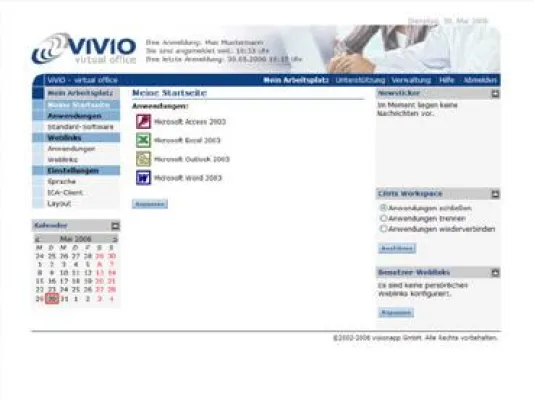 Bild: visionapp startet mit VIVIO ein Anwendungsportal speziell für Freiberufler, kleine und mittelständische Unternehmen