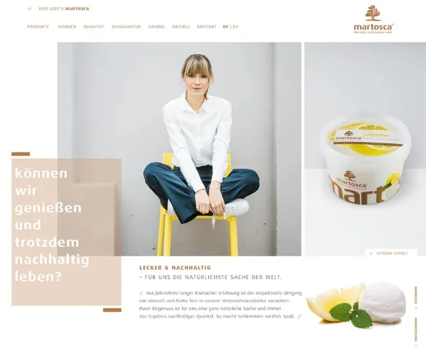 Bild: Die Speiseeismanufaktur Martosca geht mit neuer Website online