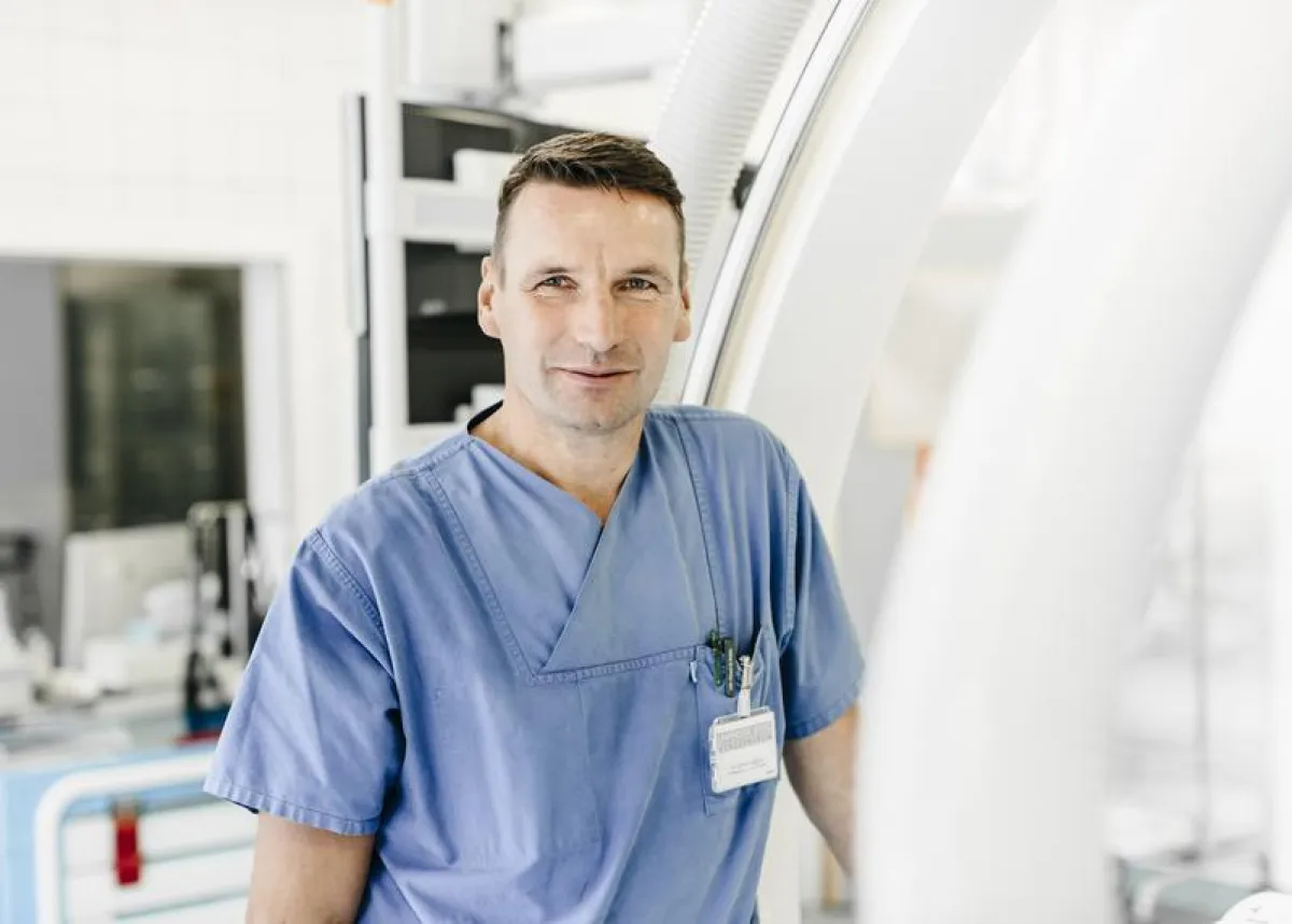 Prof. Dr. Holger Thiele, Direktor der Universitätsklinik für Kardiologie - HELIOS Stiftungsprofessur am Herzzentrum Leipzig  (Dominik Wolf)