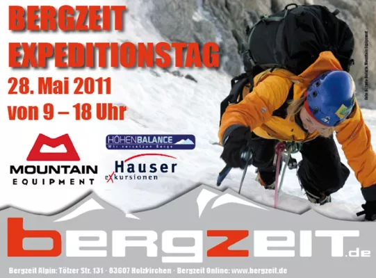 Bild: Expeditionstag bei Bergzeit Alpin in Holzkirchen am 28. Mai 2011 von 9-18 Uhr