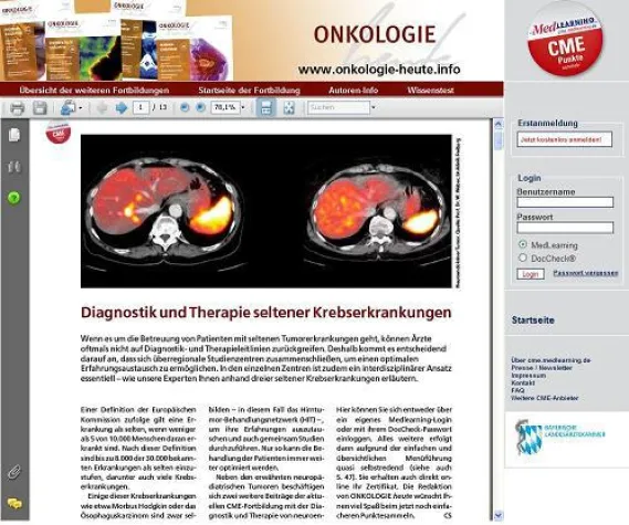 Bild: Die Mediengruppe Oberfranken und cme.medlearning.de kooperieren im Bereich der ärztlichen Fortbildung